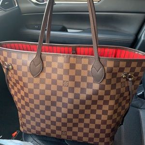 Louis Vuitton Neverfull MM Damier Ebene & pochette